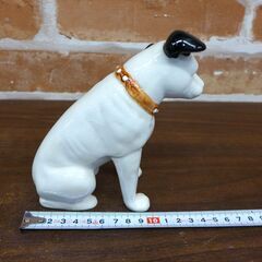 ビクター犬 ニッパー 陶器 置物 【モノ市場東海店】 130の画像