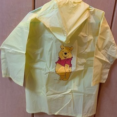 キッズレインコート　男女兼用　プーさん　100cm  収納袋付き