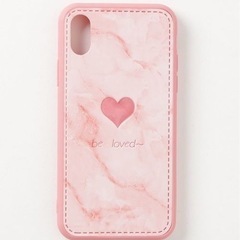 新品未使用　マーブル大理石柄ワンポイントiPhoneケース　iPhone7plus / 8の画像