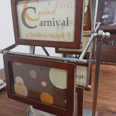 メリーゴーランド型写真立て、ボックス型写真立て、無償譲渡致しますの画像