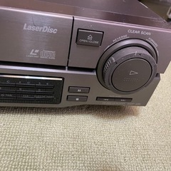 無料4/1まで！SONYレーザーディスクプレイヤー　リモコン付き　LDプレイヤーの画像