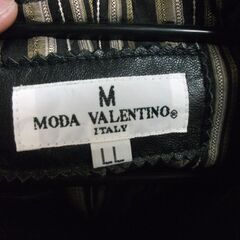 MODA VALENTINO 羊皮ハーフコート　サイズLLの画像