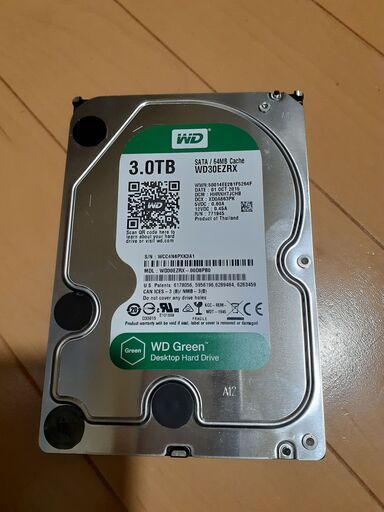 3.5インチ　3テラバイト　ＨＤＤ　クリスタルインフォで注意と出ていますが問題なく使えます。