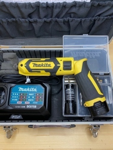 中古 マキタ TD022D 充電式 ペンインパクト　イエロー　フルセット