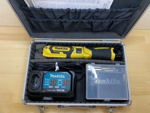 中古 マキタ TD022D 充電式 ペンインパクト　イエロー　フルセット