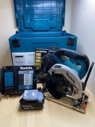 中古 マキタ　HS631D 18V 充電式マルノコ　セット