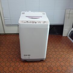ID 009462　洗濯機　シャープ　5.5K　２０１４年製　ES-T55E7－P