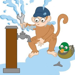 お風呂の水が出たままなんです！