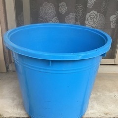 そろそろ廃棄します。青い桶差し上げます。(ジャンク)