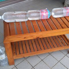 木製ベンチ売ります！の画像