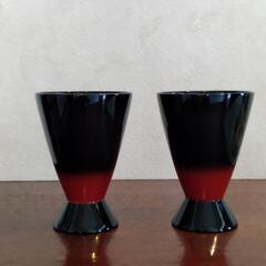 未使用品　輪島塗　ビアタンブラーの画像