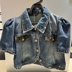 ジーンズ　丈短めジャケット