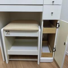 【中古品】ドレッサー　ニトリ　ホワイトの画像