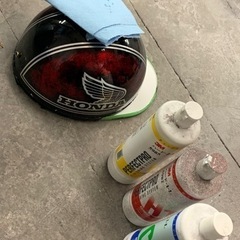 サーファー気取り様　オーダー　カスタムペイントヘルメット　コルク半　ジョーダン 🔴カスタムペイント🔴ヘルメット半キャップコルク半オーダー