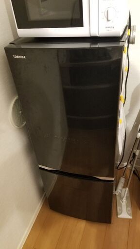 4/9(土)まで GR-P15BS■TOSHIBA 単身向け冷蔵庫 1人用2ドア冷蔵庫