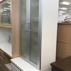 【トレファク神戸新長田】Pamounaグレー×ホワイトの食器棚2枚扉入荷しました!!!【取りに来れる方限定】