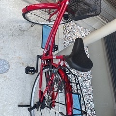 (お話中)自転車と空気入れ