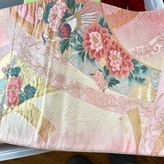 【古着】ピンクの着物帯 ＋おまけ付き☆