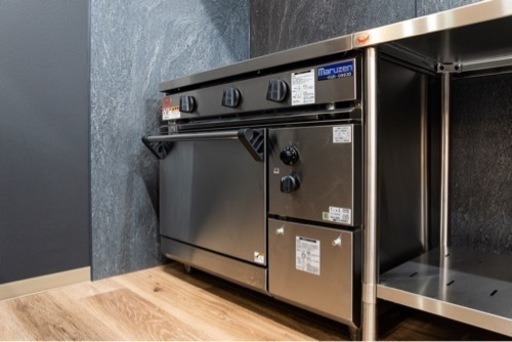 業務用厨房機器　オーブン付きガスレンジ　プロパン