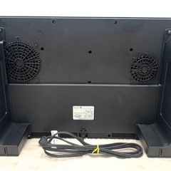 ★中古品　アイリスオーヤマ　2口IHコンロ　2019年製　脚付きの画像