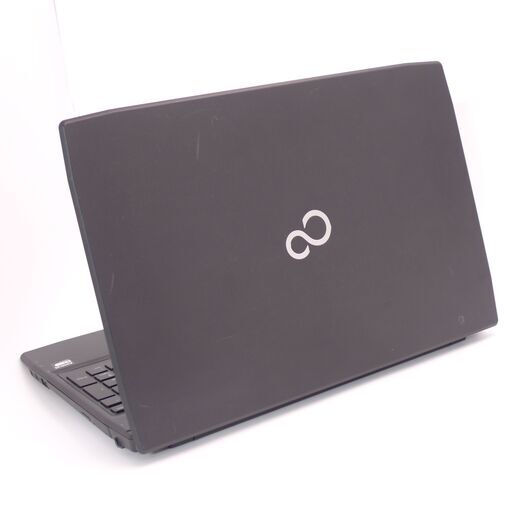 中古美品 新品SSD搭載 Wi-Fi有 ノートパソコン 富士通 AH30/S 15.6型 AMD 4GB DVDマルチ 無線 Bluetooth webカメラ Windows10 Office