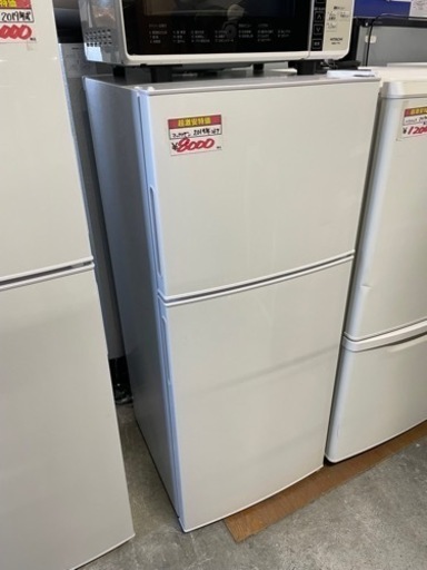 マックスゼン　118L 2ドア冷蔵庫　 2019年