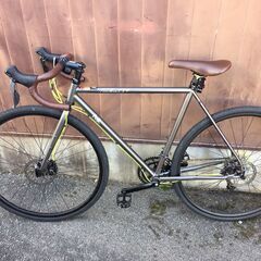 ※販売済【077】FUJI FEATHER CX+ グラベルロードバイク 56cm フジ自転車 ロードバイクの画像