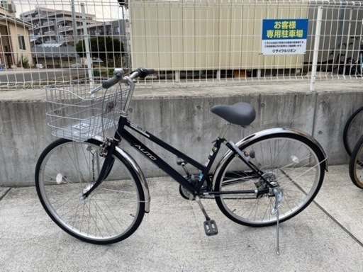 27インチ 6段変速 学生 通勤 通学 シティサイクル ママチャリ 中古 自転車