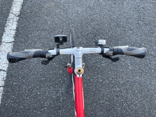 GM137【近隣配達可能】フェラーリ　クロスバイク　CR-D 7021　21段ギア　レッド　リサイクルショップ　ケイラック朝霞田島店　