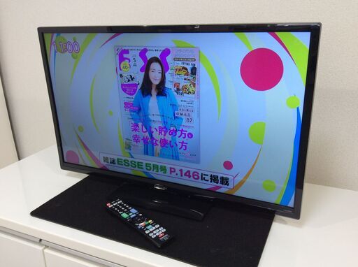 (4/3受渡済)JT3987【ORION/オリオン 32インチ液晶テレビ】美品 2017年製 RN-32SF10 家電 映像機器 テレビ
