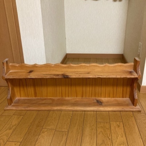 新品　キッチンシェルフ　調味料ラック　スパイスラック　飾り棚　木製