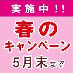 春のキャンペーン　実施中！（5月末まで）