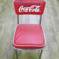 Coca-Cola カフェチェア アメリカンダイナー 椅子 1脚 レトロ コカ・コーラ レッド/赤 家具 札幌市 厚別区の画像