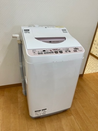 受付終了⭐️SHARP シャープ 洗濯乾燥機 5.5kg ES-T55E7 -P 2015年製