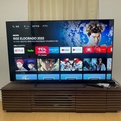 激安。超美品。65インチ4k対応テレビ　YouTube Netflix Hulu   録画HDD付き