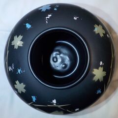 【久谷焼】天目花友禅 遊磁窯 花瓶の画像