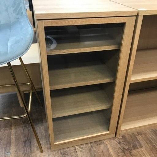 無印良品　オーク材キャビネット