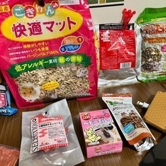 ハムスターグッズ★一式(新品ご飯付き)の画像