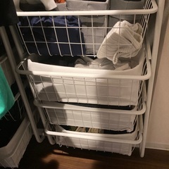 引越し間際の為0円！　IKEA スチールラック✖️2
