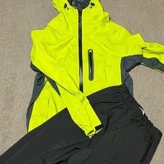ワークマン　レインスーツ上下　Mサイズ