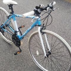 nexthleクロスバイク水色