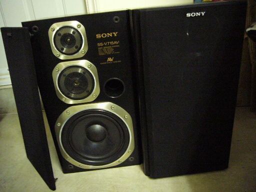 中古・ＳＯＮＹリバティÐÐのＳＳ－７１５ＡＶスピーカー。