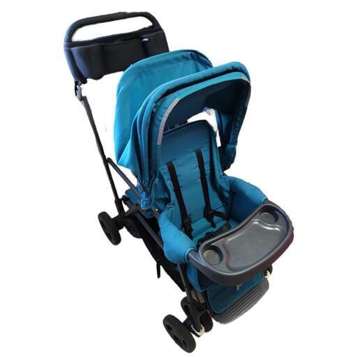 ジュービーカブース 二人乗りベビーカー 双子・年子育児に大活躍♪