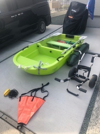 二分割ボート&二馬力船外機セット