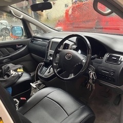 トヨタアルファードG 2.4 後期型 両側パワースライド 車高調 社外テールの画像