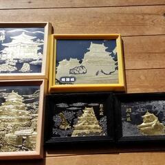 縁起物 金閣寺 金メッキ 金属製 置物 京都 インテリア コレクション