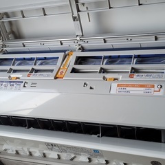 92 保証付　富士通 ルームエアコン クーラー 冷房4.0kw 暖房5.0kw 200V 14畳用 AS-W40B2W 自動掃除機能★取り付け・買い取り★京都・大阪・滋賀・奈良・兵庫★ の画像