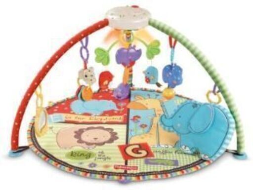 FisherPrice フィッシャープライス どうぶつえんジム＆メリー 動物柄