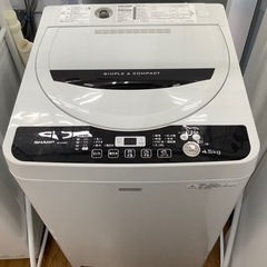 安心の6ヶ月保証付！！【SHARP(全自動洗濯機)】取りに来れる方限定！売ります！