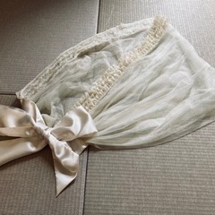 パーティーや結婚式にかかせないアイテム☆リボン式ボレロ